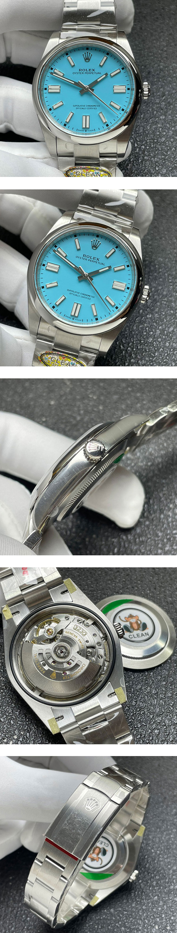 CLEAN製【愛用者が多い】 ロレックスコピーパーペチュアル M124300-0006 レディース/メンズ腕時計